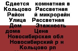 Сдается 2-комнатная в Кольцово, Рассветная 2 › Район ­ 4-й микрорайн › Улица ­ Рассветная › Дом ­ 2 › Этажность дома ­ 9 › Цена ­ 24 000 - Новосибирская обл., Новосибирский р-н, Кольцово рп Недвижимость » Квартиры аренда   